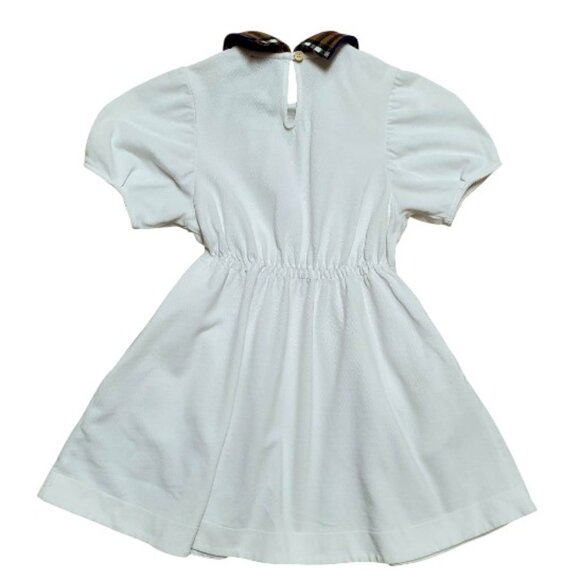 NWOT Burberry White Alesea Dress Size 6y 116cm - Picture 6 of 7